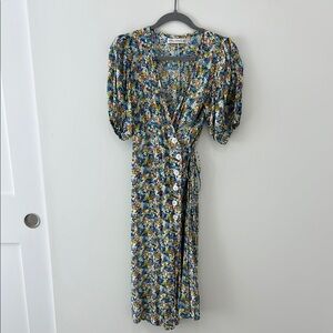 Floral Wrap Dress